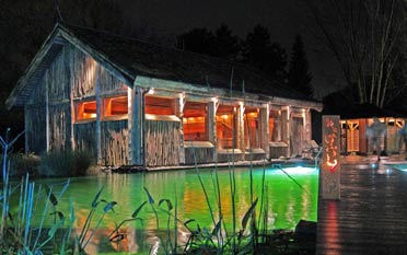 Mitternachtssauna im Schwimm In