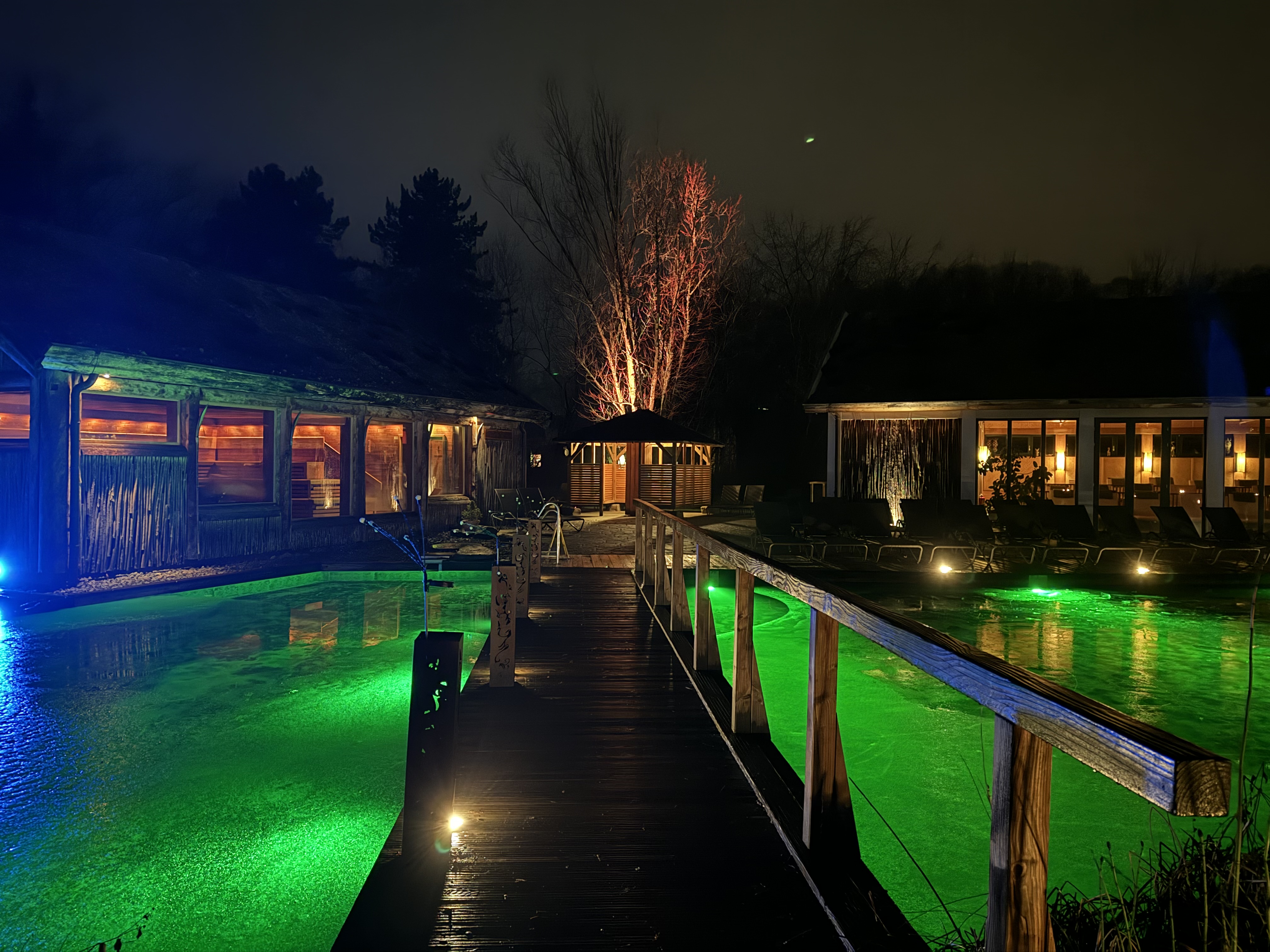 Mitternachtssauna im Schwimm In